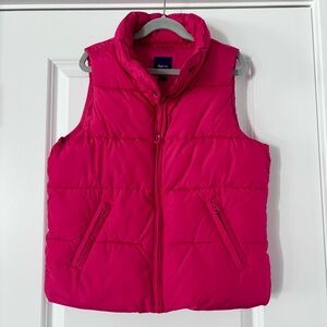 GAP Kids Pink Puffer Vest